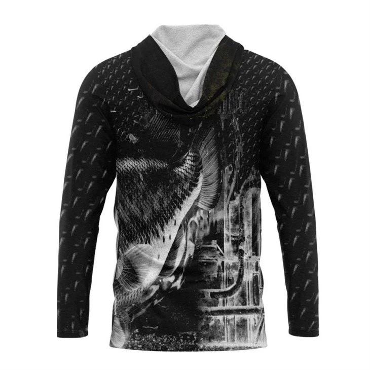 Fashion Design Raglan Fishing Hoodie Shirts
