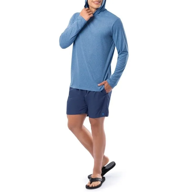 New Design Outdoor Hunting Upf 50 Breathable Cooling Long Sleeve Hooded Fishing Hoodie